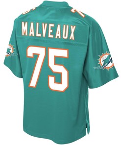 Cameron Malveaux Miami Dolphins Nfl Pro Line Player Jersey - Aqua - Robokeg