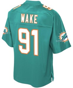 Cameron Wake Miami Dolphins Nfl Pro Line Team Player Jersey - Aqua - Robokeg