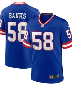 Carl Banks New York Giants Classic Retired Player Game Jersey - Royal Nfl - Robokeg