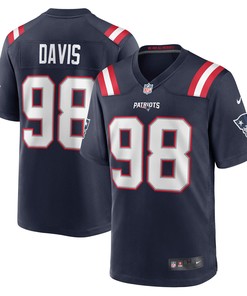 Carl Davis New England Patriots Game Jersey - Navy Nfl - Robokeg