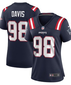Carl Davis New England Patriots Womens Game Jersey - Navy Nfl - Robokeg