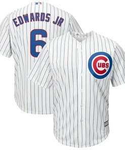 Carl Edwards Jr. Chicago Cubs Home Cool Base Player Jersey - White - Robokeg