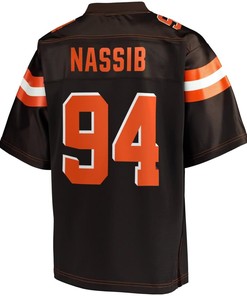 Carl Nassib Cleveland Browns Nfl Pro Line Player Jersey - Brown - Robokeg