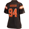 Carl Nassib Cleveland Browns Nfl Pro Line Womens Player Jersey - Brown - Robokeg