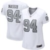 Carl Nassib Las Vegas Raiders Womens Alternate Game Jersey White Nfl - Robokeg