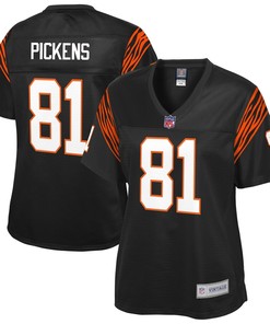 Carl Pickens Cincinnati Bengals Nfl Pro Line Womens Retired Player Replica Jersey - Black - Robokeg
