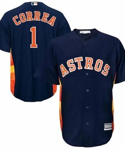 Carlos Correa Houston Astros Official Cool Base Player Jersey - Navy - Robokeg