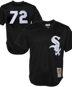 Carlton Fisk Chicago White Sox Mitchell And Ness 1991 Authentic Cooperstown Collection Batting Practice Jersey Black Mlb - Robokeg