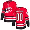 Carolina Hurricanes Adidas Authentic Custom Jersey Red Custom Jerseys Nhl - Robokeg