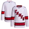 Carolina Hurricanes Adidas Away Primegreen Authentic Pro Jersey - White Nhl - Robokeg