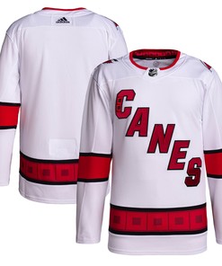 Carolina Hurricanes Adidas Away Primegreen Authentic Pro Jersey - White Nhl - Robokeg