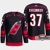 Carolina Hurricanes Andrei Svechnikov 37 Black 25th Anniversary 2022-23 Home Jersey - Robokeg