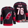Carolina Hurricanes Brady Skjei 76 Black 25th Anniversary 2022-23 Home Jersey - Robokeg
