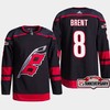 Carolina Hurricanes Brent 8 Burns Black 25th Anniversary 2022-23 Home Jersey - Robokeg