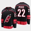Carolina Hurricanes Brett Pesce 22 2022-23 Primary Home Black Jersey Breakaway Player - Robokeg