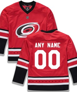 Carolina Hurricanes Fanatics Branded Home Replica Custom Jersey - Red Custom Jerseys Nhl - Robokeg