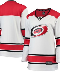 Carolina Hurricanes Fanatics Branded Womens Away Breakaway Jersey - White Nhl - Robokeg