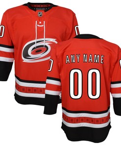 Carolina Hurricanes Home Premier Custom Jersey - Red Custom Jerseys Nhl - Robokeg