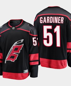 Carolina Hurricanes Jake Gardiner 2022-23 Primary Home Black 51 Jersey Breakaway Player - Robokeg