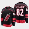 Carolina Hurricanes Jesperi Kotkaniemi 2022-23 Primary Home Black 82 Jersey Breakaway Player - Robokeg