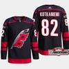 Carolina Hurricanes Jesperi Kotkaniemi 82 Black 25th Anniversary 2022-23 Home Jersey - Robokeg