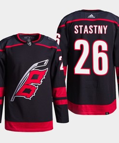 Carolina Hurricanes Paul Stastny 26 Black Alternate Primegreen Jersey - Robokeg