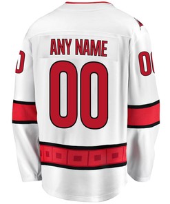 Carolina Hurricanes Stanley Cup 2023 Playoffs Patch Away Breakaway Custom Men Jersey - White - Robokeg