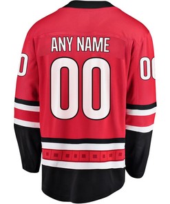 Carolina Hurricanes Stanley Cup 2023 Playoffs Patch Home Breakaway Custom Men Jersey - Red - Robokeg