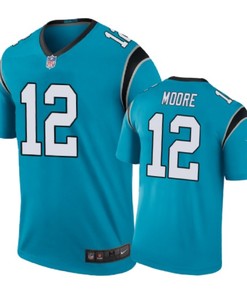 Carolina Panthers #12 D.j. Moore Nike Color Rush Blue Jersey Men - Robokeg