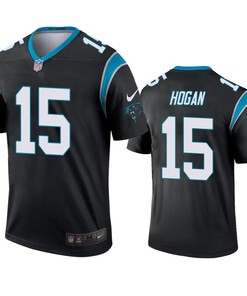 Carolina Panthers #15 Chris Hogan Black Legend Jersey - Mens - Robokeg