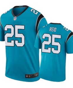 Carolina Panthers #25 Eric Reid Nike Color Rush Blue Jersey - Robokeg
