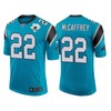 Carolina Panthers 25th Anniversary Christian Mccaffrey Blue Classic Limited Jersey - Robokeg