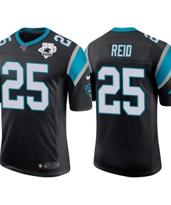 Carolina Panthers 25th Anniversary Eric Reid Black Vapor Limited Jersey - Robokeg