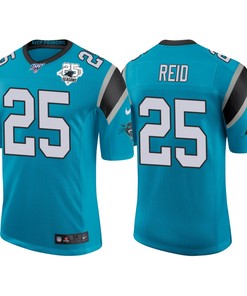 Carolina Panthers 25th Anniversary Eric Reid Blue Classic Limited Jersey - Robokeg