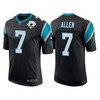 Carolina Panthers 25th Anniversary Kyle Allen Black Vapor Limited Jersey - Robokeg