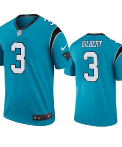 Carolina Panthers #3 Garrett Gilbert Nike Color Rush Blue Jersey - Robokeg