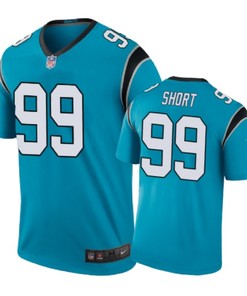 Carolina Panthers #99 Kawann Short Nike Color Rush Blue Jersey - Robokeg
