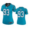 Carolina Panthers Bravvion Roy Blue Color Rush Legend Jersey - Womens - Robokeg