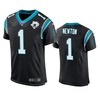 Carolina Panthers Cam Newton Black 25th Season Vapor Elite Jersey - Robokeg