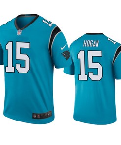 Carolina Panthers Chris Hogan Blue Color Rush Legend Jersey - Mens - Robokeg