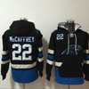 Carolina Panthers Christian Mccaffrey #22 Nfl 2020 Black Hoodie Jersey - Robokeg