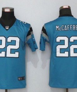Carolina Panthers Christian Mccaffrey #22 Nfl 2020 Blue Jersey - Robokeg