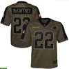 Carolina Panthers Christian Mccaffrey 22 Nfl Olive 2021 Salute To Service Game Men Jersey For Panthers Fans - Robokeg
