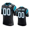 Carolina Panthers Custom Black 25th Season Vapor Limited Jersey - Robokeg