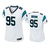 Carolina Panthers Derrick Brown White 2020 Nfl Draft Game Jersey - Robokeg