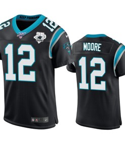 Carolina Panthers D.j. Moore Black 25th Season Vapor Elite Jersey - Robokeg