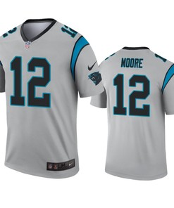 Carolina Panthers D.j. Moore Silver Inverted Legend Jersey - Robokeg