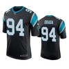 Carolina Panthers Efe Obada Black 100th Season Vapor Limited Jersey - Robokeg