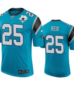 Carolina Panthers Eric Reid Blue 25th Season Classic Limited Jersey - Robokeg