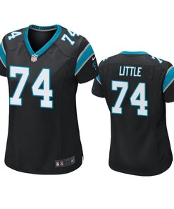 Carolina Panthers Greg Little 2019 Nfl Draft Black Game Womens Jersey - Robokeg